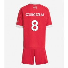 Liverpool Dominik Szoboszlai #8 Hjemmedraktsett Barn 2025-26 Kortermet (+ Korte bukser)